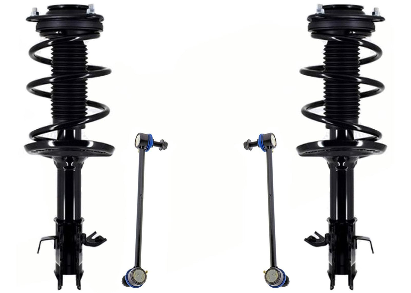 Front Complete Struts Assembly & Sway Bar Links For Subaru Impreza 2017-2019