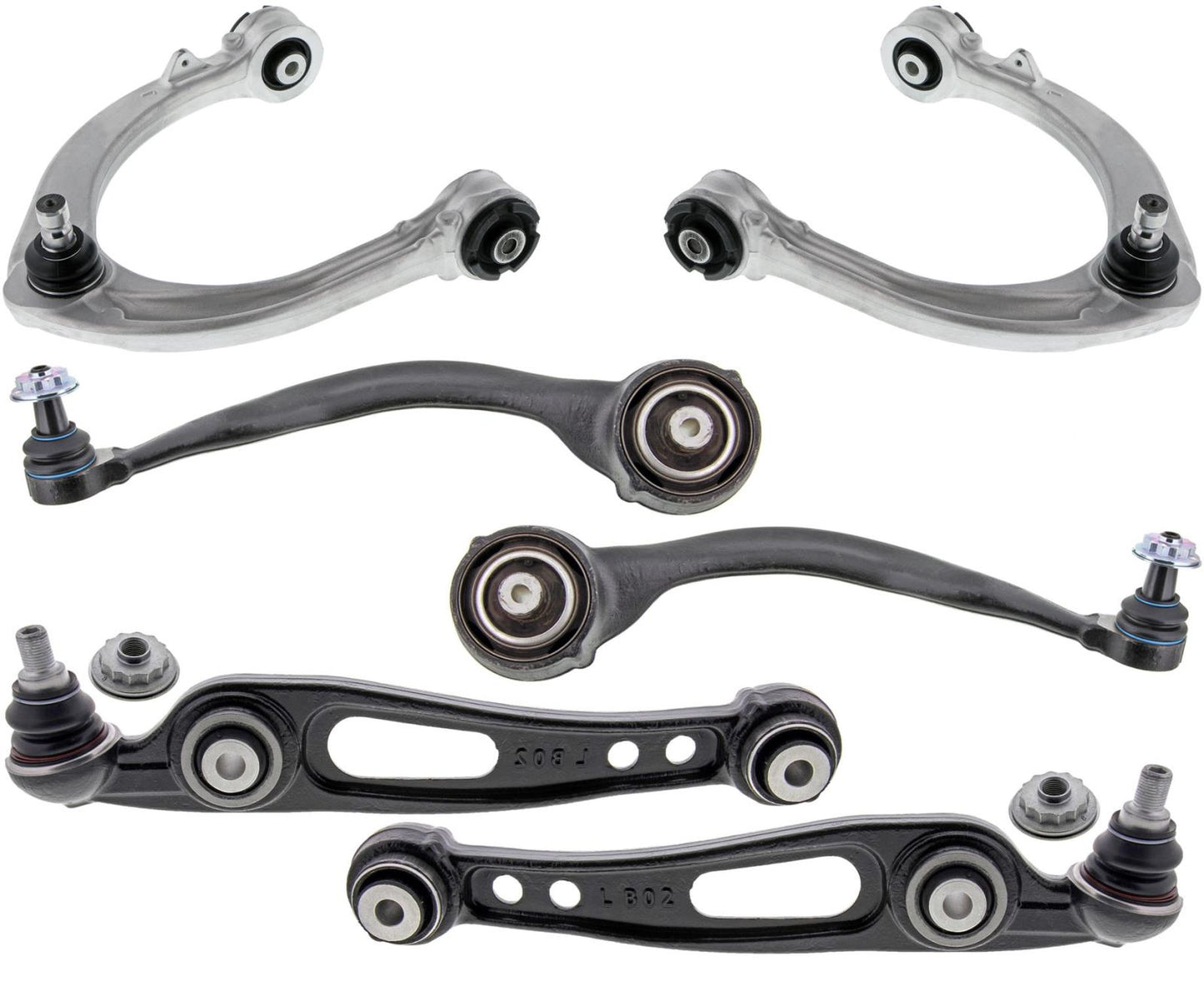 Mevotech Upper & Lower Control Arms W/ Ball Joints For Range Rover 2018-2022