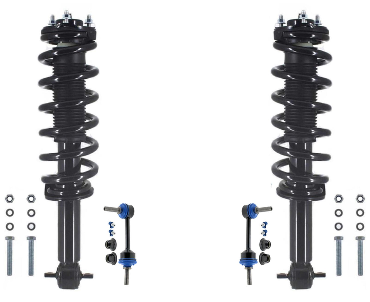 Front Complete Struts W/ Coil Spring & Sway Bar Links For Ford Bronco 21-2023