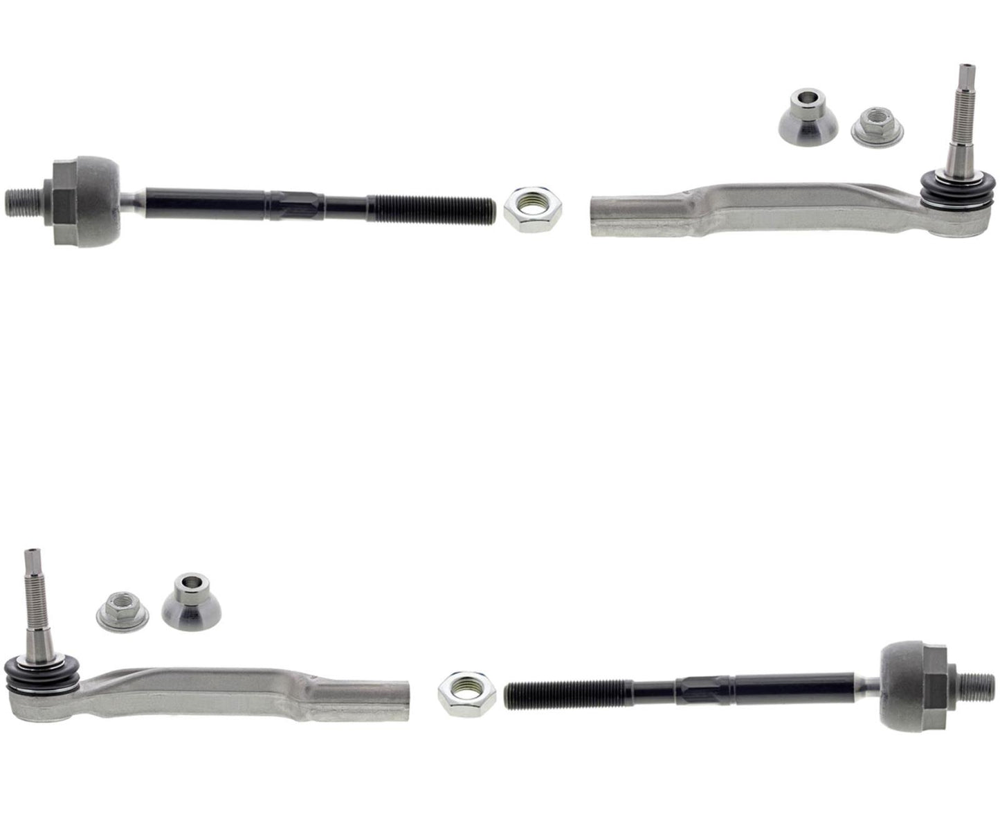 Mevotech Front Inner & Outer Tie Rods For Mercedes Benz A220 2019 2020 2021 22