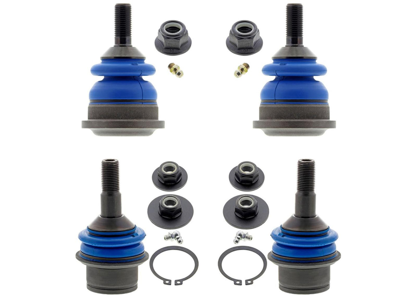 Front Upper & Lower Ball Joints For Grand Cherokee 11-21 Dodge Durango 11-23