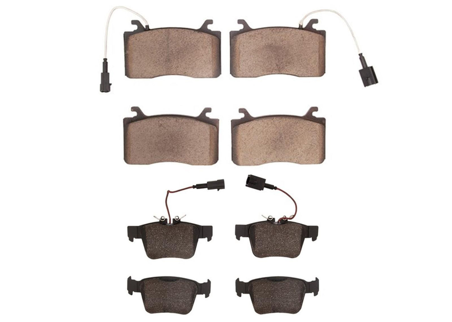 F&R Ceramic Disc Brake Pads Sensors for Alfa Romeo Giulia 17-24 Stelvio 330MM