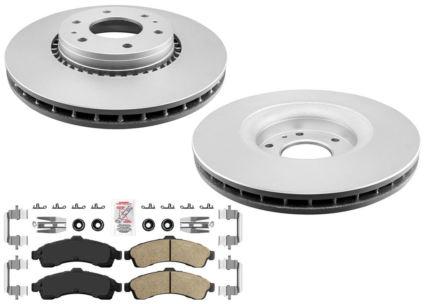 Improved Performance Disc Brake Rotors Brake Pads for GM Trailblazer EXT 02-05