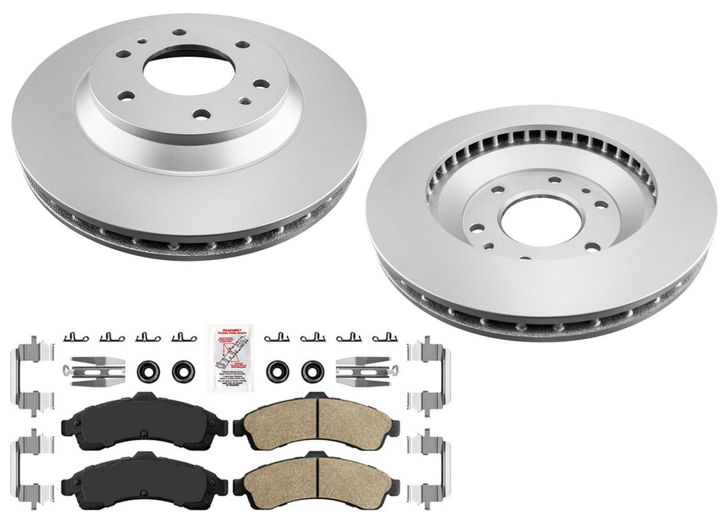 Improved Performance Disc Brake Rotors Pads Shoes for GM Trailblazer 02-05 113"