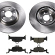 Front Brake Rotors Brake Pads for 2017-2024 Audi A4 Quattro 2.0L 338MM