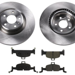 Front Brake Rotors Brake Pads for 2017-2024 Audi A4 Quattro 2.0L 338MM
