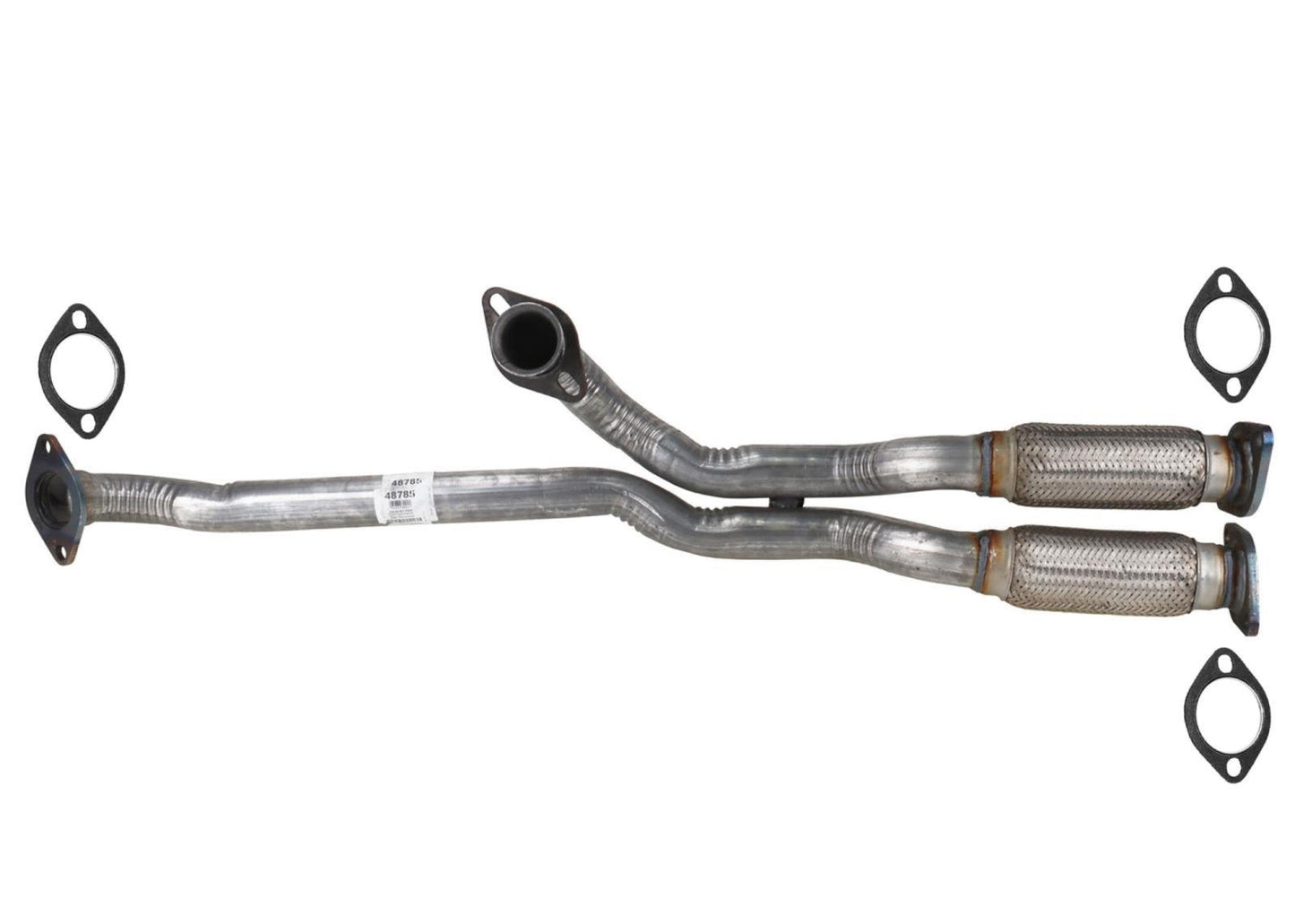 Dual Engine Flex Pipe For Ford Police Interceptor Utility 2013 2014 2019 3.7L