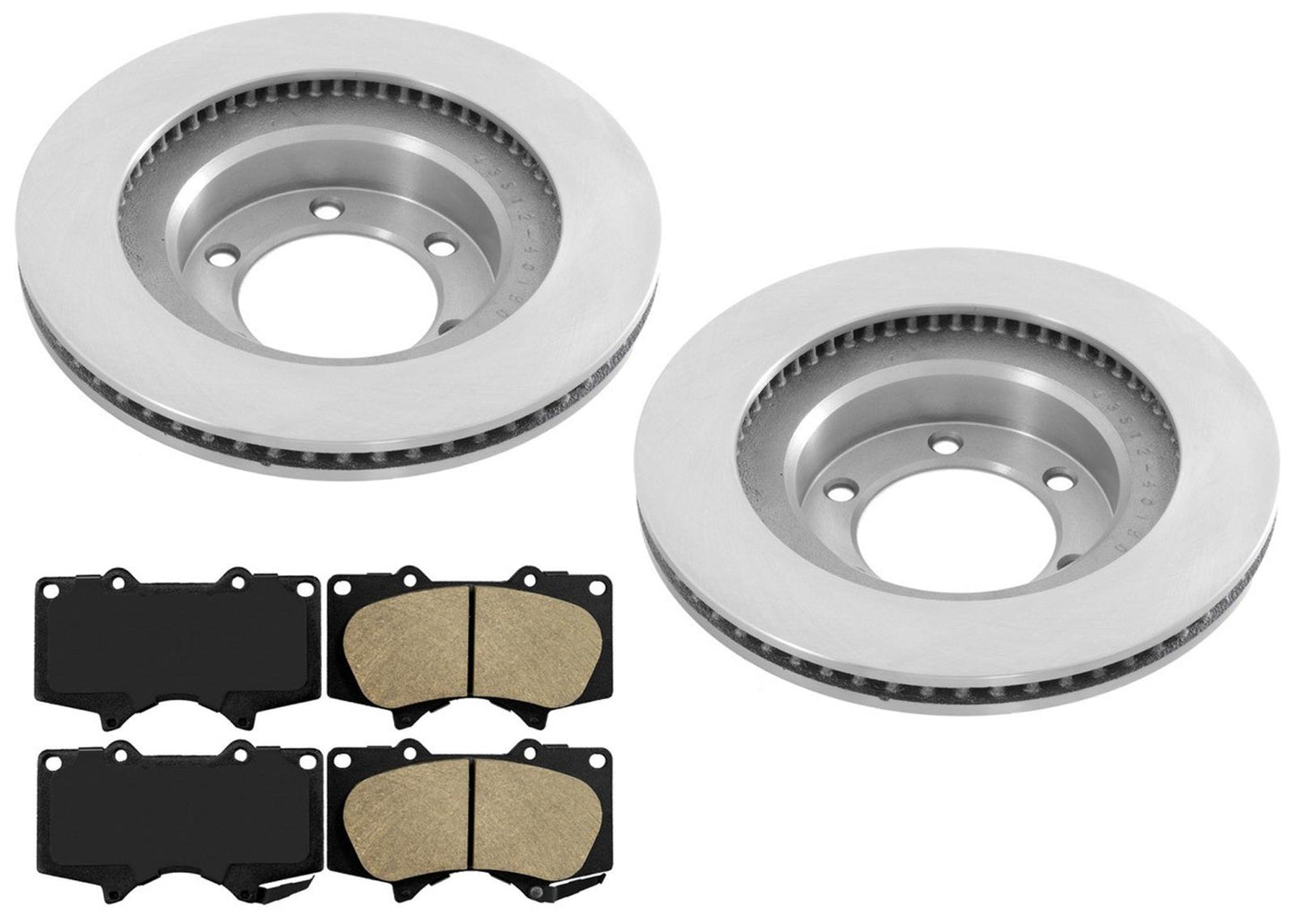 2003-2009 Fits Toyota 4 Runner Front Rotors & Brake Pads with 338mm Rotors
