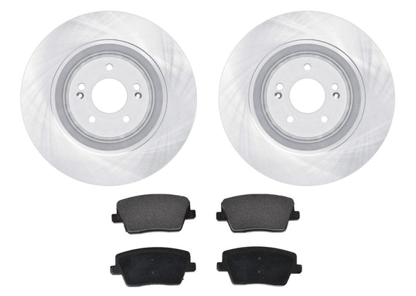 DFC Front Disc Brake Rotors Brake Pads for Hyundai Kona N 2022 2023 Turbo