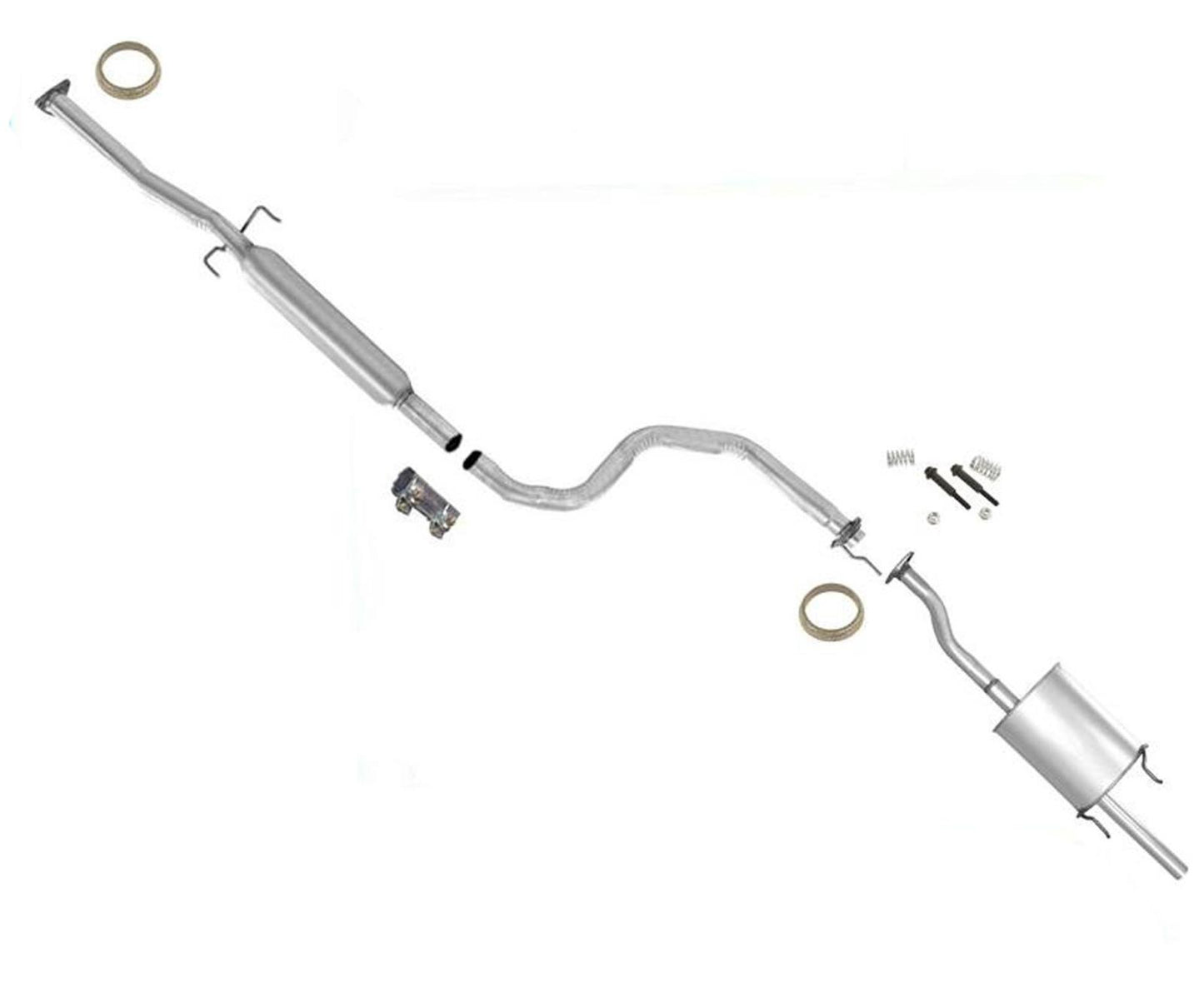 Muffler for 96 97 1998 1999 2000 Honda Civic EX 1.6 Muffler Exhaust Pipe System
