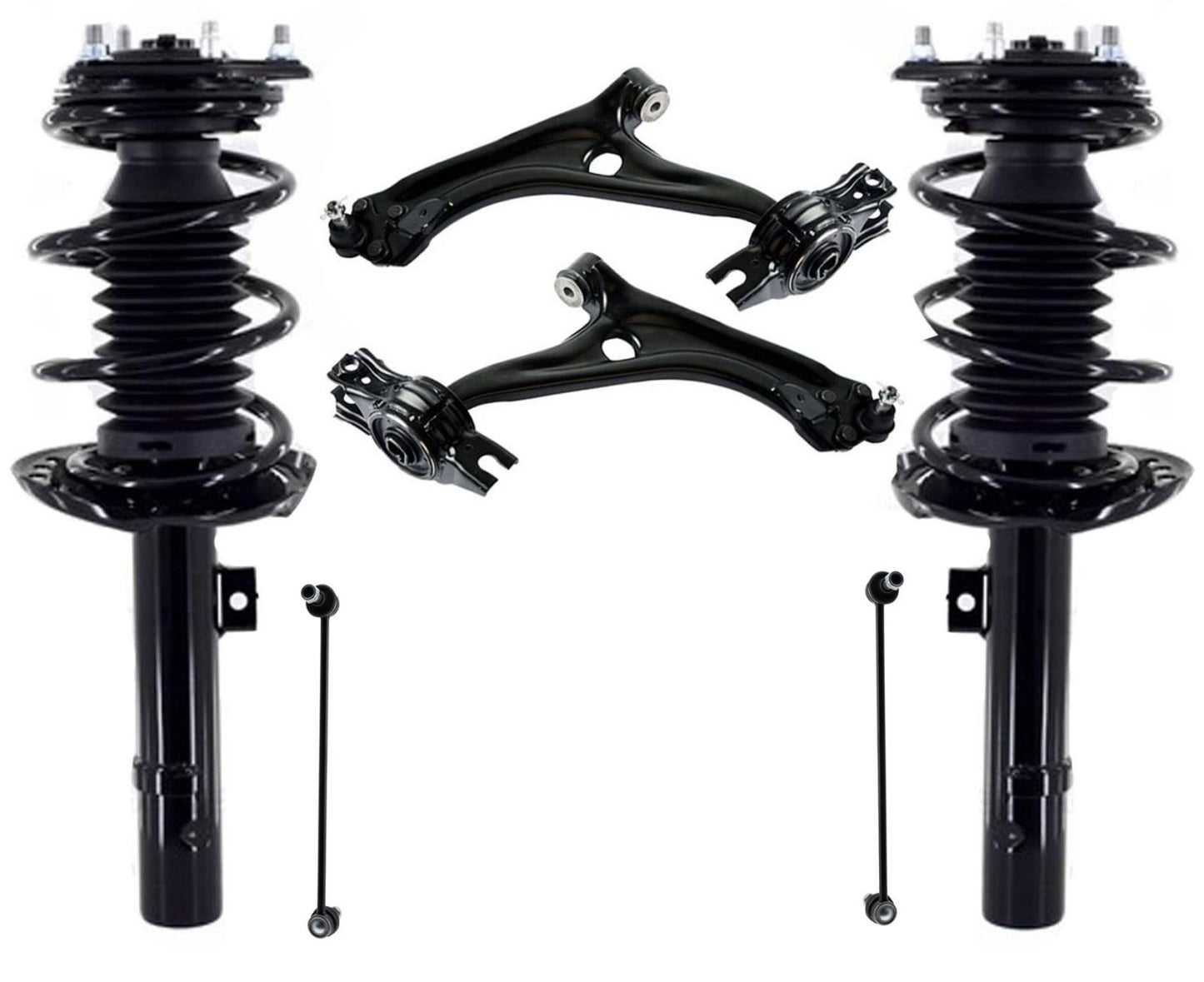 Front Complete Strut Control Arms Links For Honda Civic 1.5L Hatchback 2017-2021
