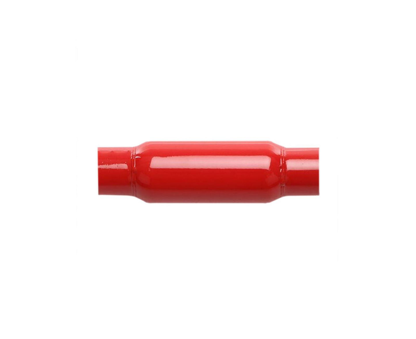 87522CB Resonador Cherry Bomb, 12 pulgadas de diámetro exterior, cuerpo de 3-1/2, entrada/salida de 2,50 pulgadas
