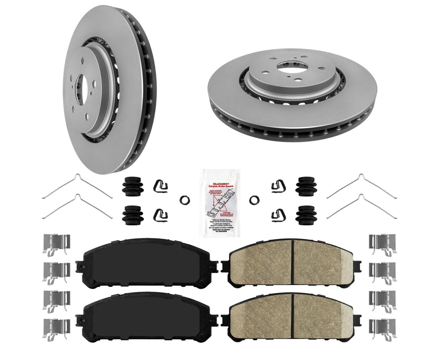 Almohadillas delanteras y rotores recubiertos PARA modelo Toyota Avalon Camry TRD 2020-2022