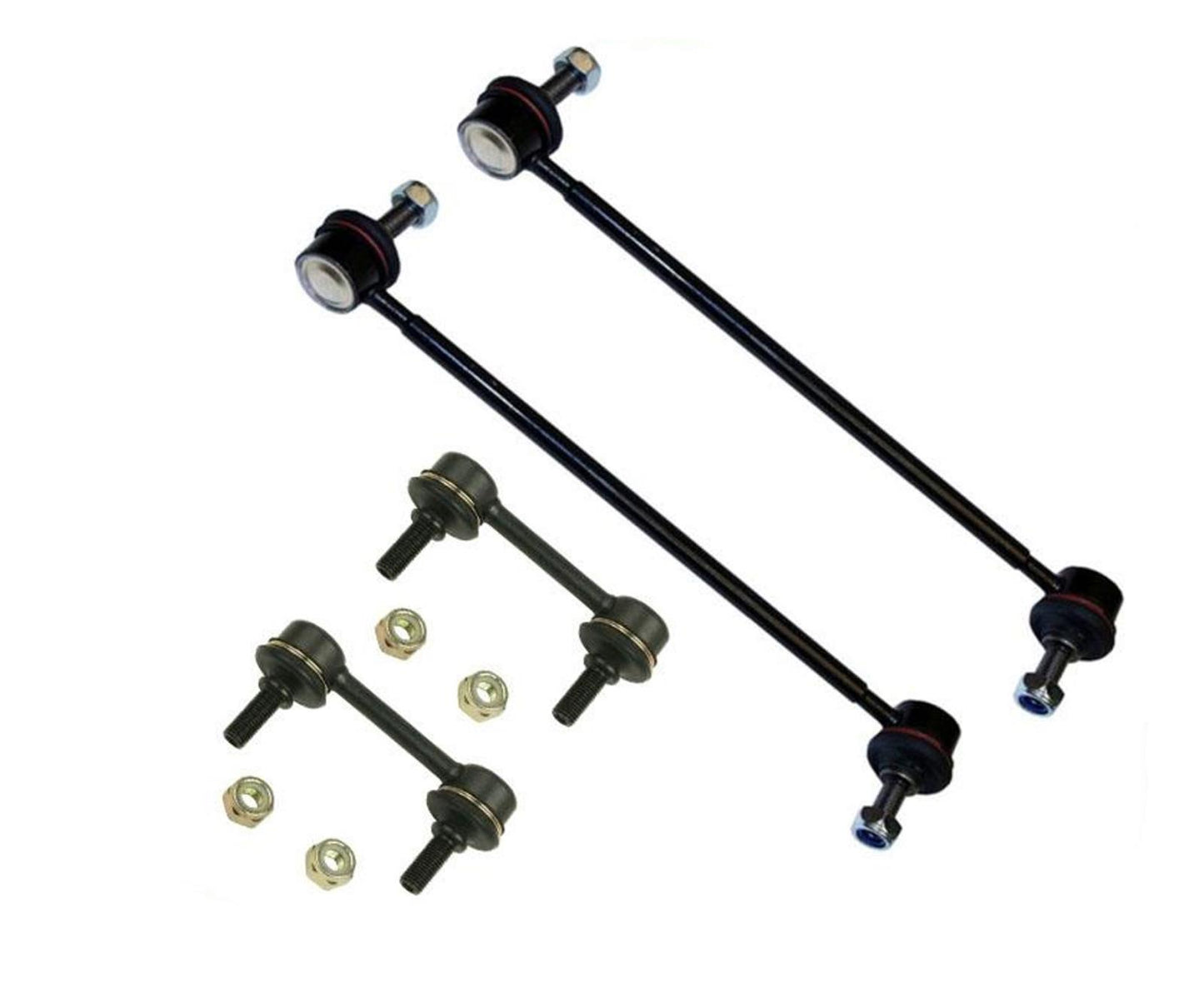 Enlaces de barra estabilizadora delantera y trasera de 4 piezas para Mitsubishi Galant 04-12 y Eclipse 06-12