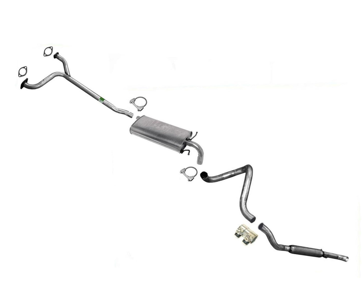 For 1998 1999 2000 2001 2002 Lincoln Town Car Muffler Exhaust System Y Pipe