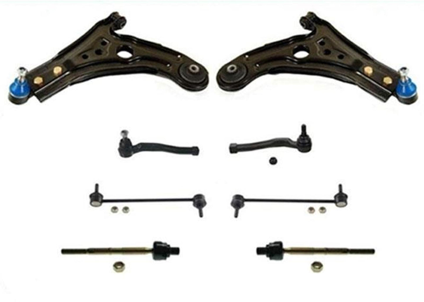 Fits Aveo Aveo5 Lower Control Arms Bushings & Lower Ball Joints Tie Rods Links
