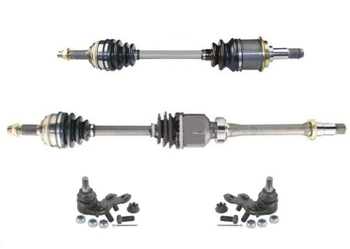 Front Driver & Passsenger Side CV Axle Shaft & Ball Joints For 97-01 ES300