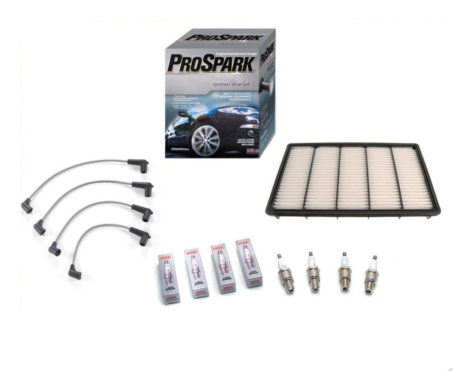 Fits Mazda 2004-2008 RX-8 Tune-Up Kit Spark Plugs Ignition Wires Air Filter