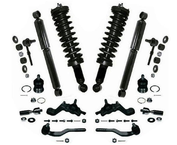 Puntal delantero y amortiguadores BJ Link se adapta a Toyota Tacoma 4 ruedas motrices 95-04