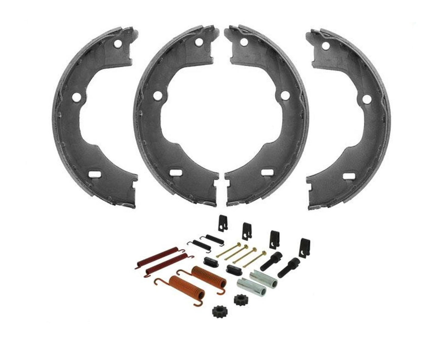 REAR Parking Emergency Brake Shoes & Springs For 2008 2009 10 2016 Ram 4500 5500