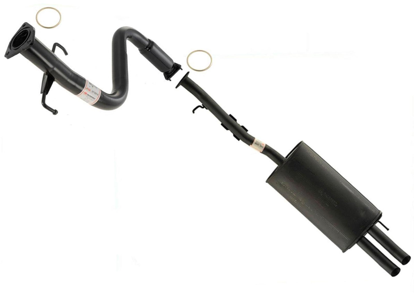 Fits 1996-2004 Acura RL 3.5L V6 Middle Pipe & Rear Muffler Exhaust System