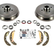 Fits 1989-1999 Cabrio Jetta Golf Brake (2) Drum Drums Shoes Bearings 10Pc Kit