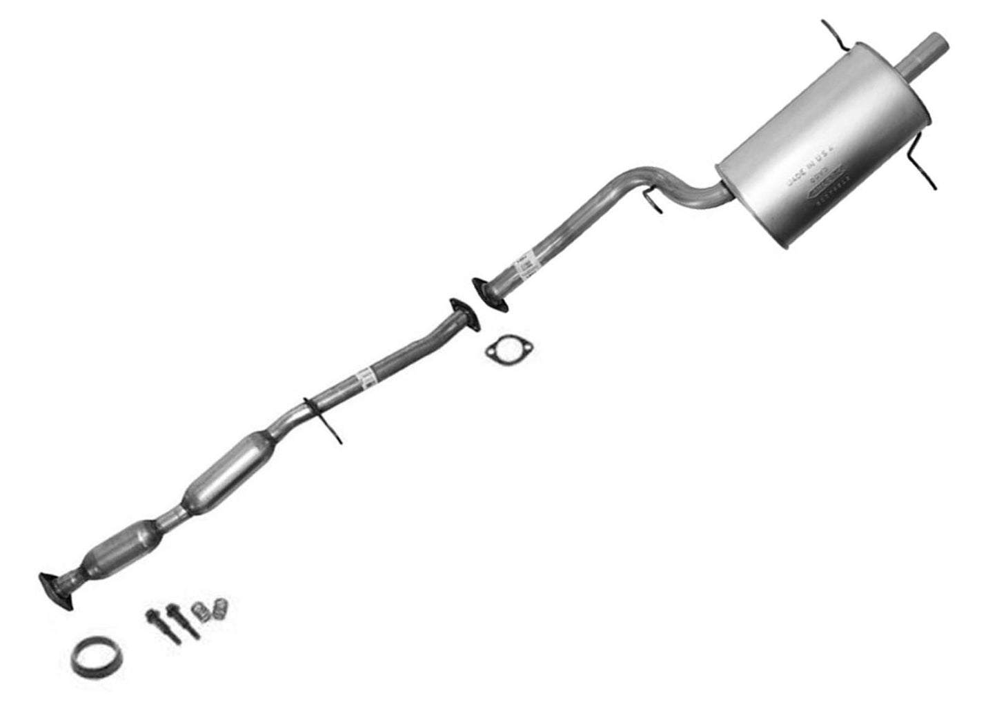 Silenciador Tubo de escape Sistema de escape 02-04 Impreza RS 2.5L Tracción total