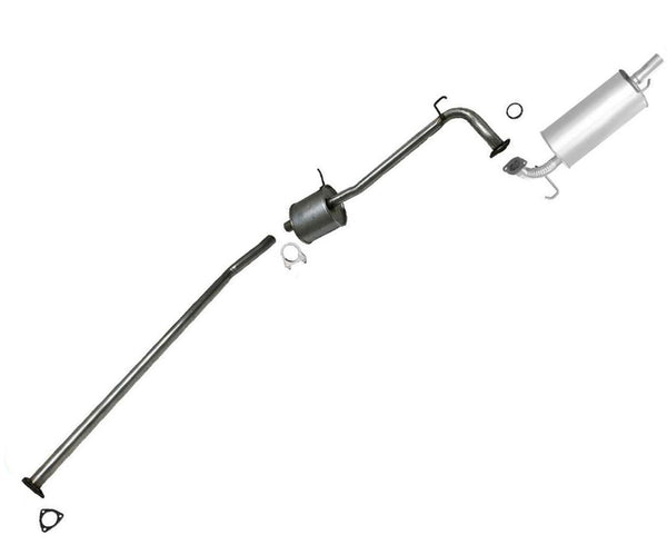 Resonator Pipe Rear Muffler for Honda Accord 2.3L 4 Dr 1998 1999 2000 2001 2002
