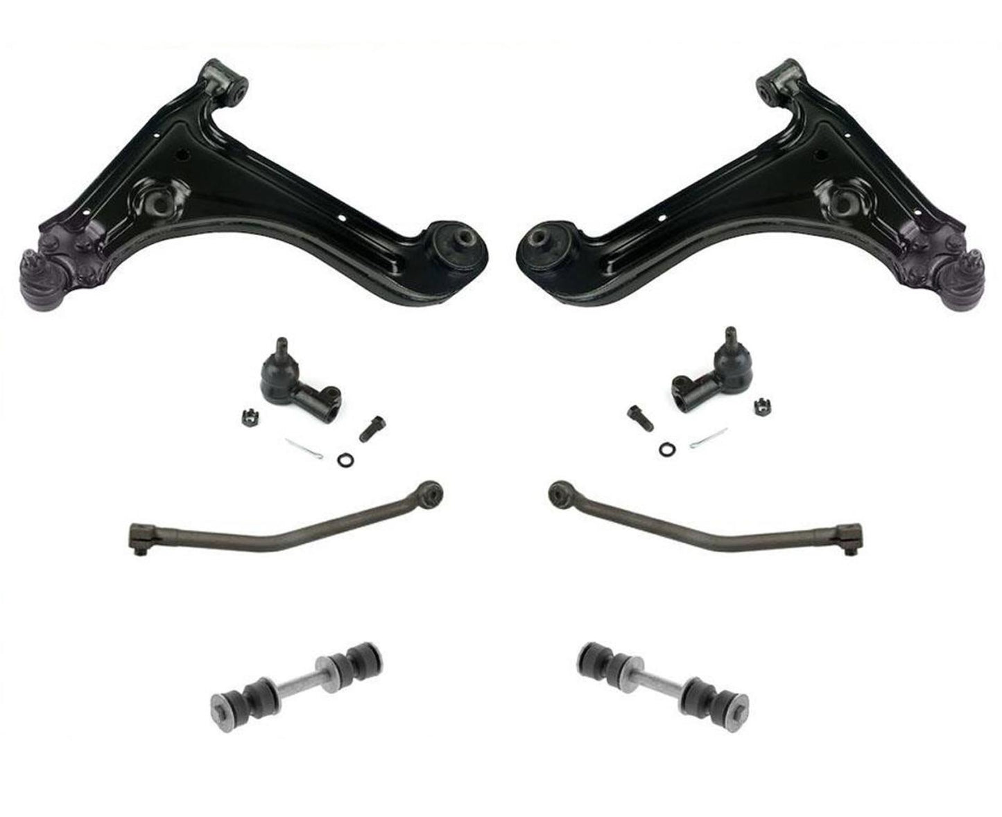 Lower Control Arms Tie Rods Sway Bar Links for Pontiac Grand Am 94-98