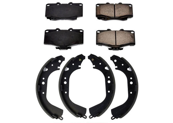 For 1996 1997 1998 1999 2000 Toyota 4 Runner Front Ceramic Pads & Brake Shoes