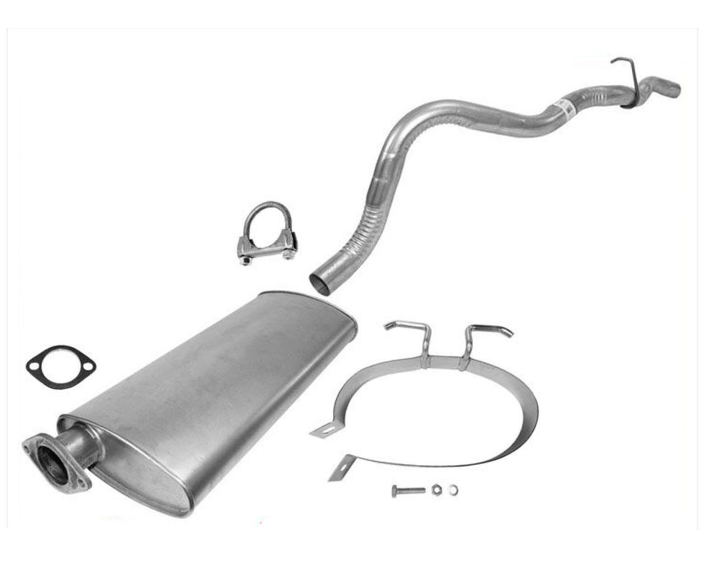 Muffler Tail Pipe Exhaust System for Chevrolet Blazer 2000 2001 2002 2004 4Door
