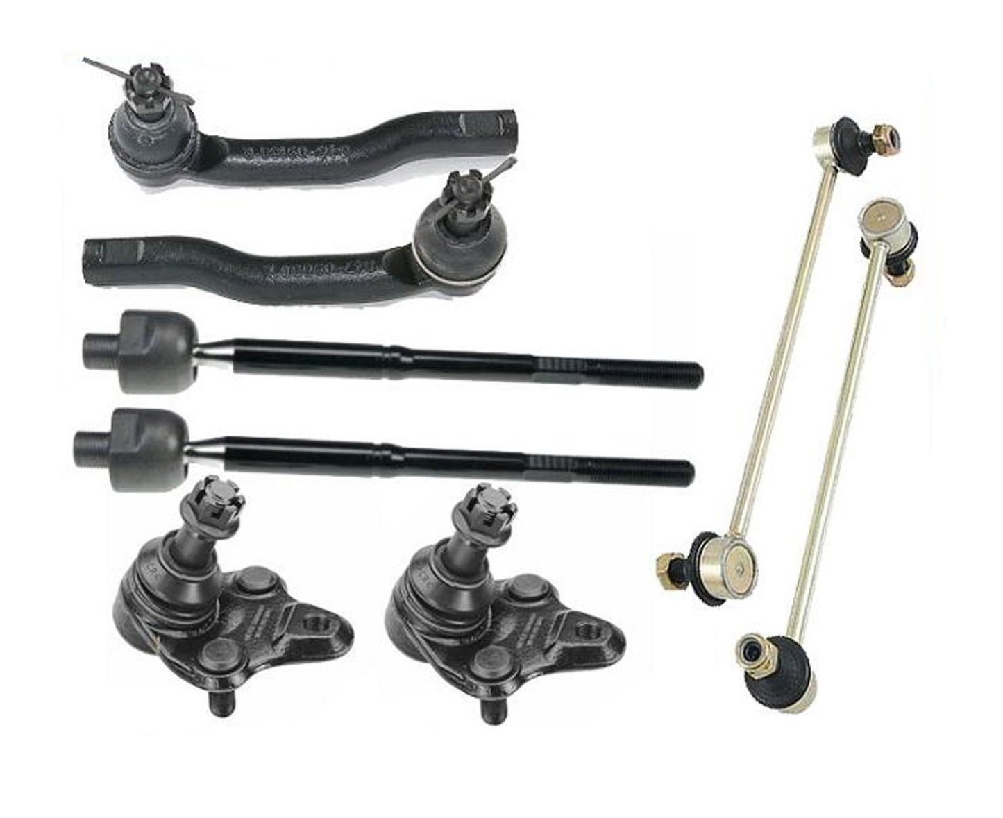 Enlaces estabilizadores de extremos de barra de acoplamiento interior y exterior de rótulas para Toyota Prius 01-03