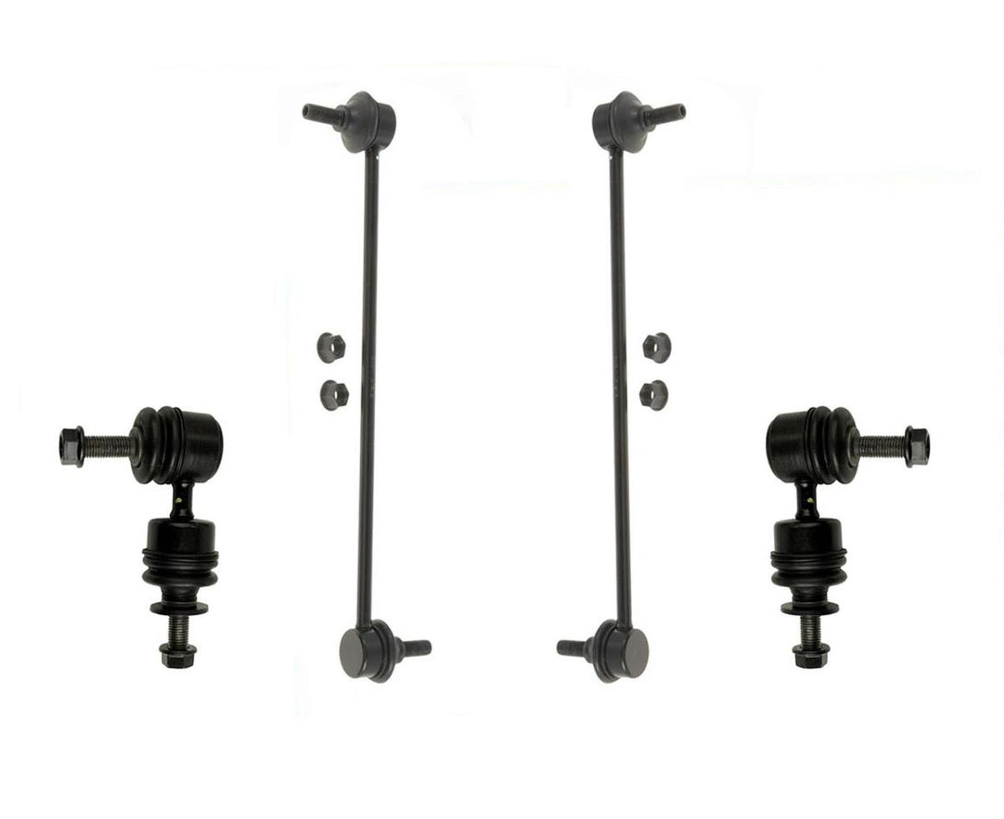 Kit de enlace de barra estabilizadora delantera y trasera para Mazda 3 / 2004-2013, kit de 4 piezas delanteras y traseras