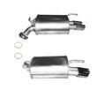 Brand New Rear Mufflers With Chrome Tips & Gaskets For Infiniti M35 06-10