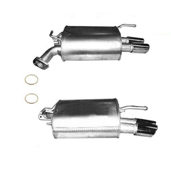 Brand New Rear Mufflers With Chrome Tips & Gaskets For Infiniti M35 06-10