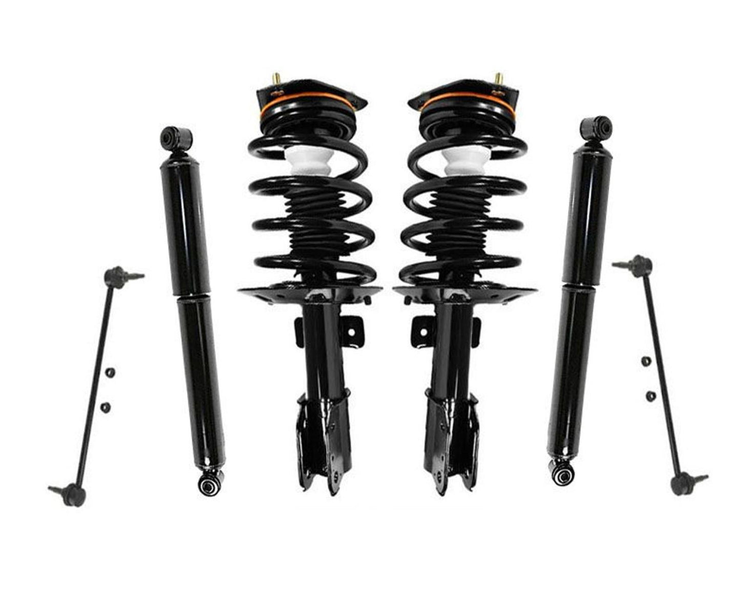 Front Struts Rear Shock Links for Chevrolet Uplander 05-09 Front Wheel Drive