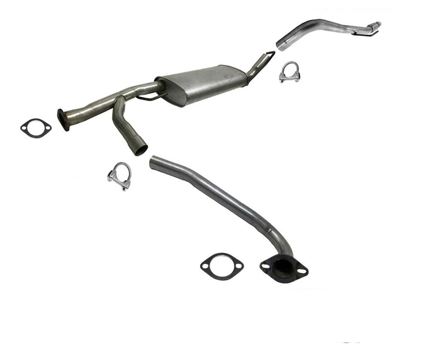 Middle Muffler Tail Pipe For Nissan Pathfinder 4.0L 2005 2006 2007 2008 2012