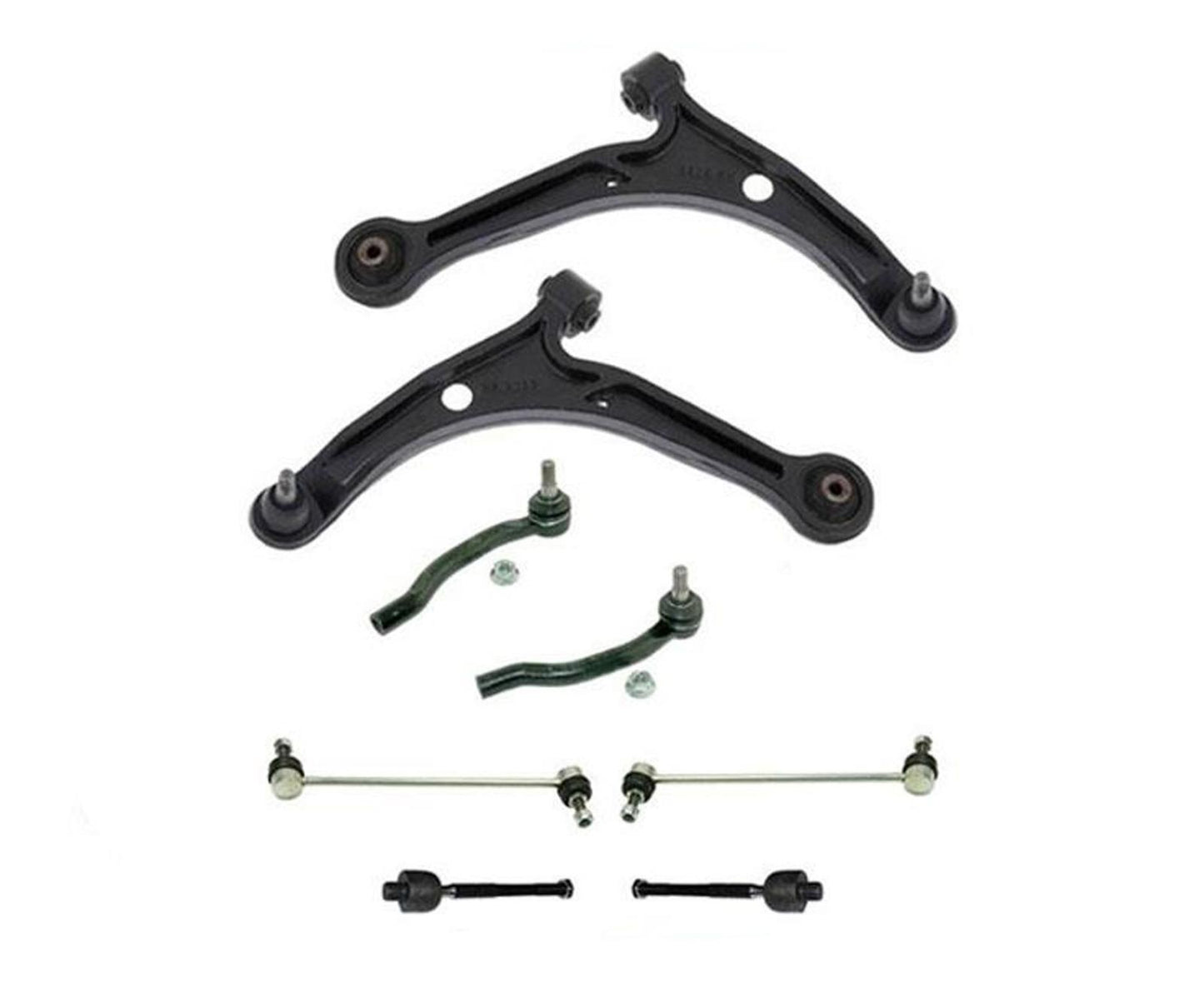 2001 MDX 2003-05 Pilot 8 piezas brazo de control inferior rótula varillas de amarre kit de barra estabilizadora