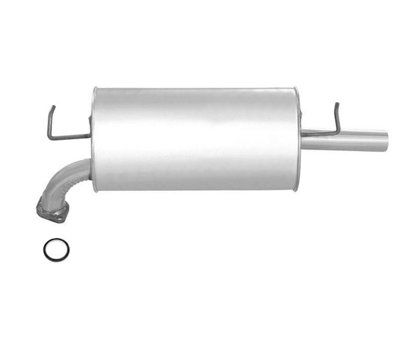 Silenciador trasero fabricado en Estados Unidos estilo OE con junta para Toyota Camry 2.2L 1997-2001
