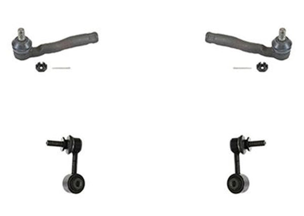 Fits 07-14 Toyota Tundra 2008-2019 Front Tie Rods Sway Bar Links 4Pc Kit
