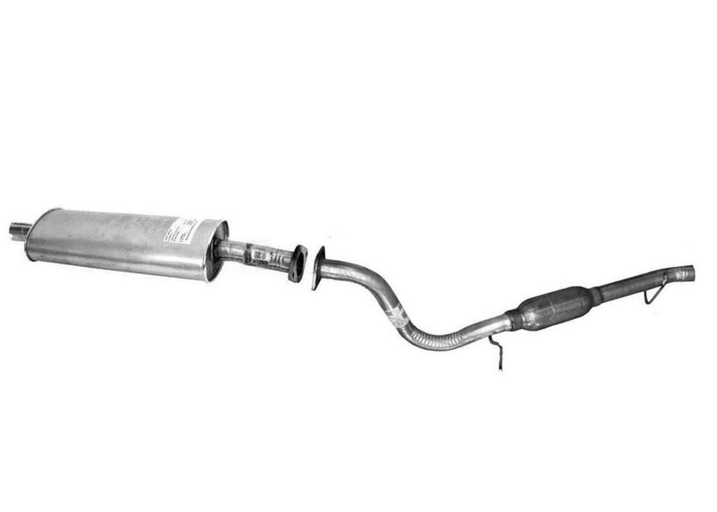 Muffler Resonator Tail Pipe Exhaust For Ford Escape 2.0L 3.0L 05 2006 2007 2008