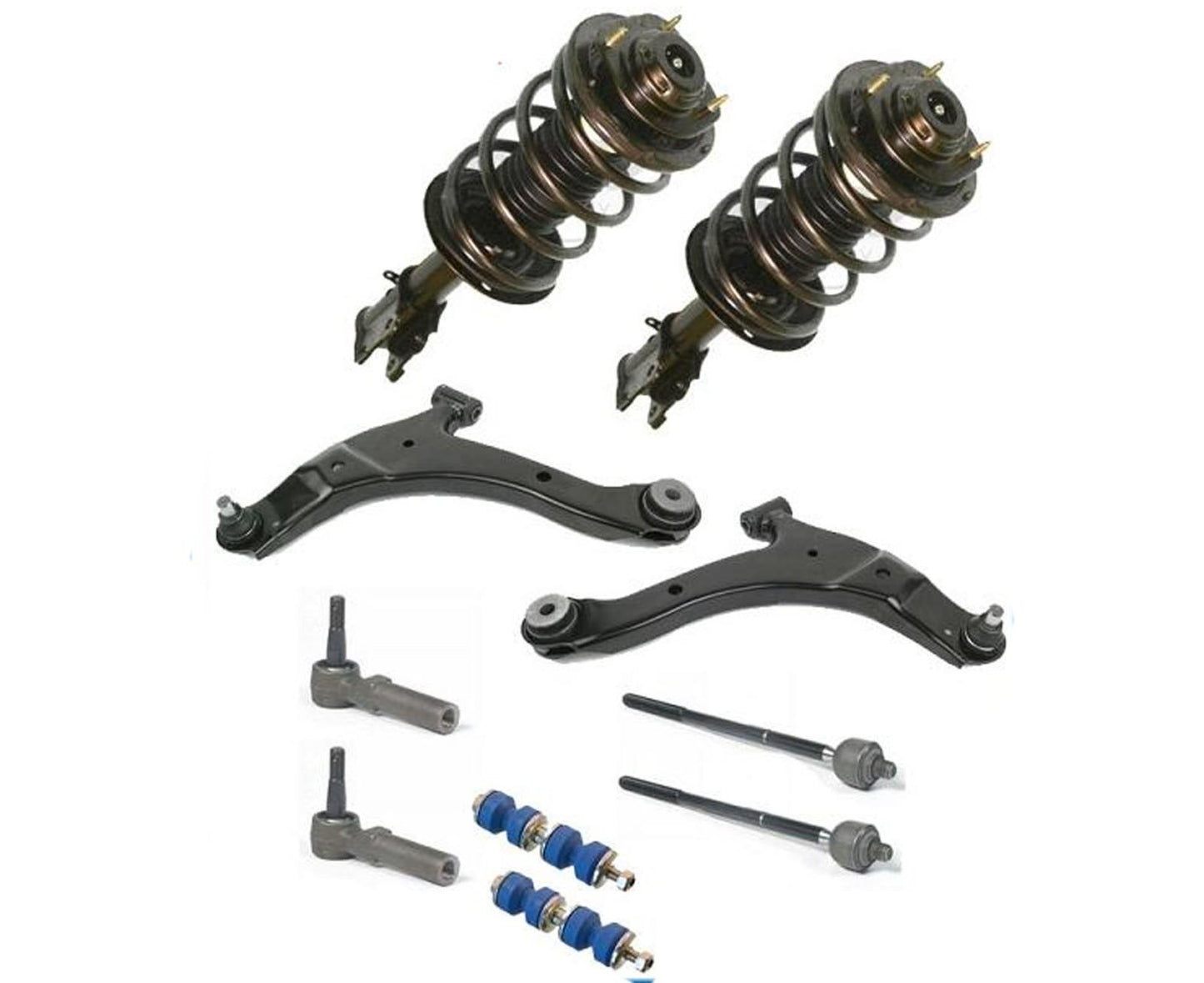 Complete Strut Mount Control Arms Tie Rods fits for Chrysler PT Cruiser 01-05