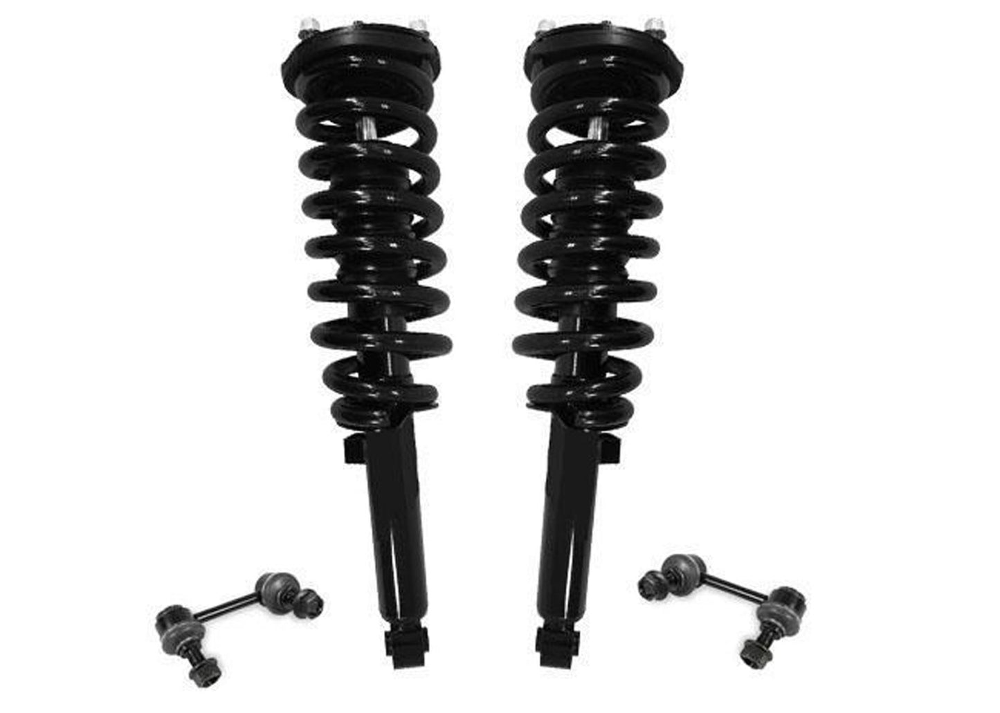 For 07-09 Kia Sorento All Wheel Drive Front Complete Strut Assembly & Links