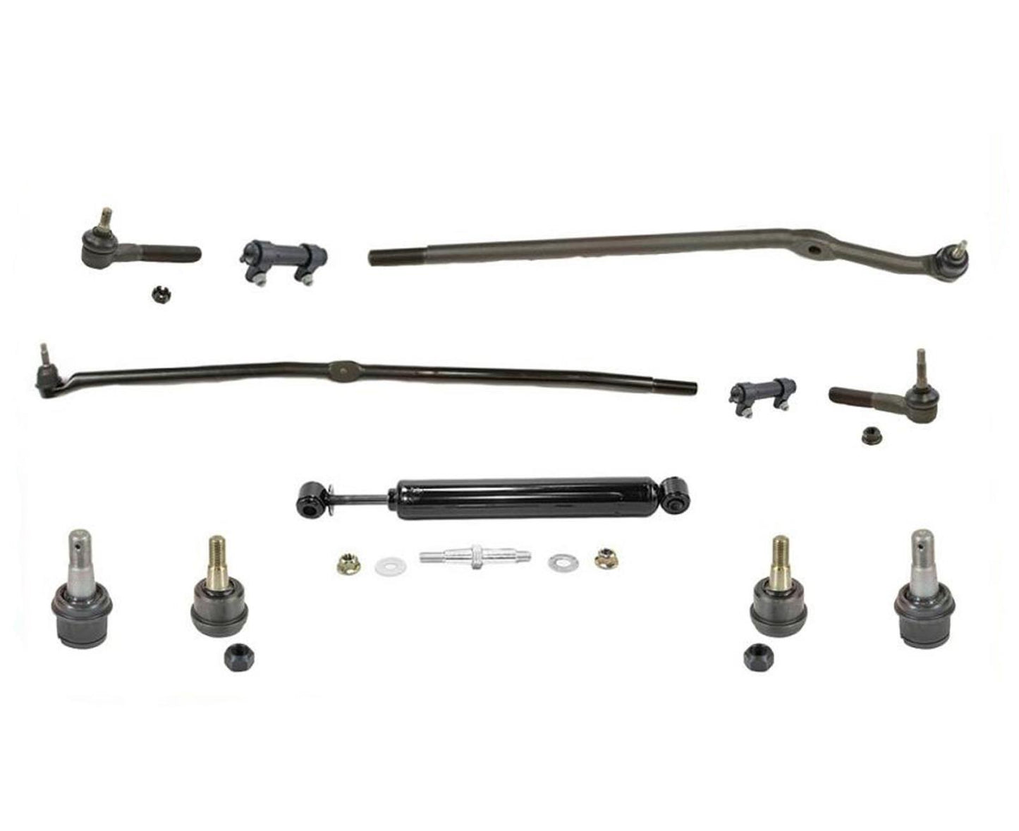 For 2003-2007 Ram 2500 3500 Pick Up 4x4 Drag Link Tie Rod Steering Stabilizer