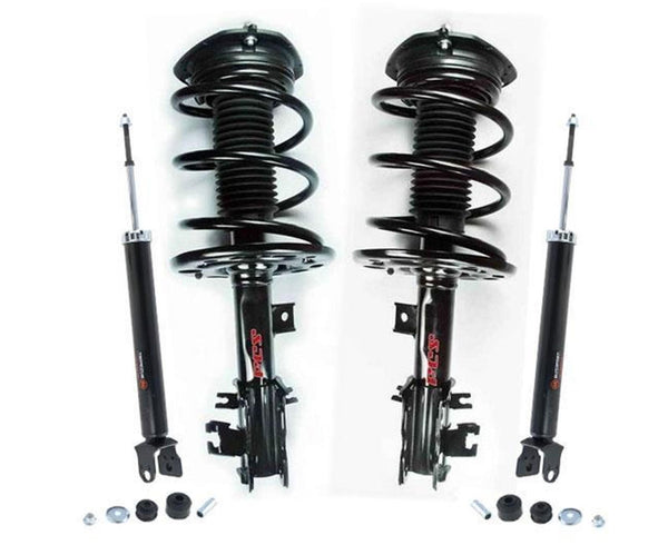 For 2009 2012 2014 Nissan Maxima Front Coil Spring Strut Rear Shocks 4pc Kit