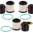 3 Diesel Fuel Filter for 2017 2018 2025 Ford F650 F750 6.7L Turbo Diesel FD4626