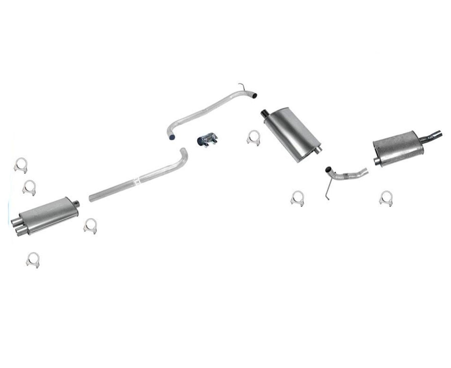 For 98-04 Concord 2.7L Resonator Extension Pipe Muffler Axle Pipe Rear Muffler
