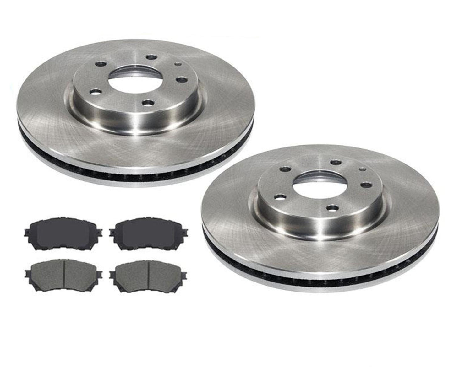 Front Brake Disc Rotors & Ceramic Brake Pads For Mazda 6 2.5L 2014-2017