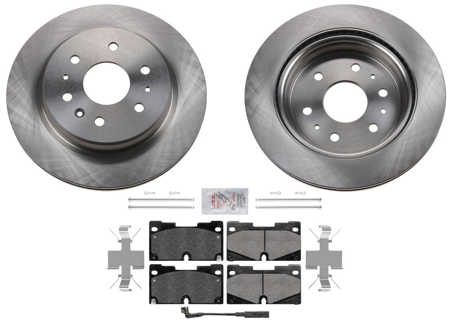 Front Coated Disc Brake Rotors Metallic Pad Sensor Fits Chevrolet Tahoe 2021-25
