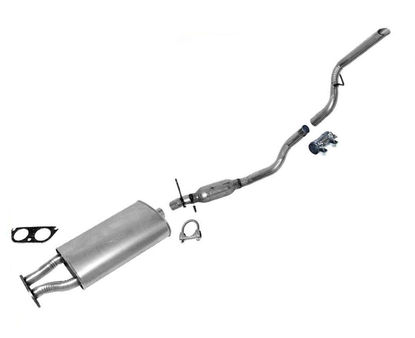 Muffler Tail Pipe Exhaust System for Ford Explorer 5.0 96 to Pro Date 01/28/98